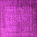 Square Oriental Pink Industrial Rug, urb1960pnk