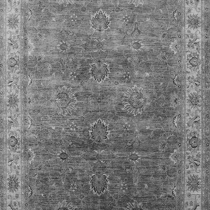 Machine Washable Oriental Gray Industrial Rug, wshurb1961gry