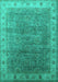 Oriental Turquoise Industrial Rug, urb1961turq