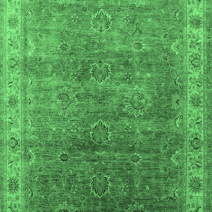 Oriental Emerald Green Industrial Rug, urb1961emgrn