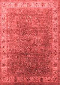 Oriental Red Industrial Rug, urb1961red