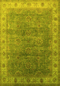 Oriental Yellow Industrial Rug, urb1961yw