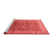 Industrial Red Washable Rugs