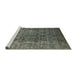 Sideview of Machine Washable Industrial Modern Dark Olive Green Rug, wshurb1962