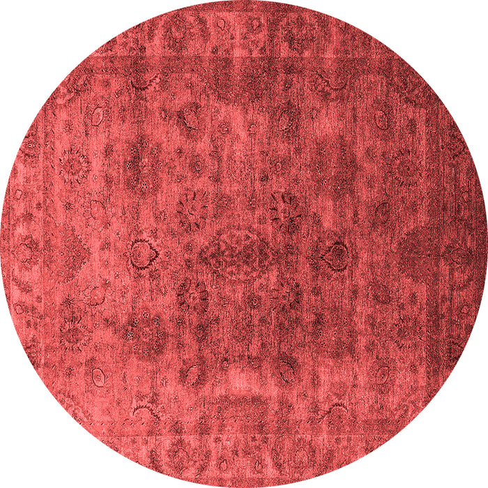 Machine Washable Oriental Red Industrial Rug, wshurb1962red