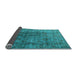 Sideview of Oriental Light Blue Industrial Rug, urb1962lblu