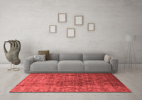 Machine Washable Oriental Red Industrial Rug, wshurb1962red