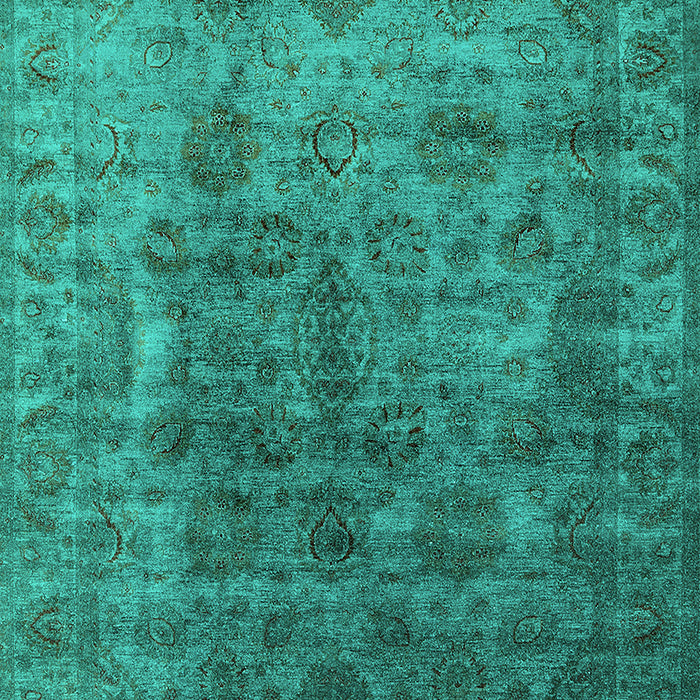 Oriental Turquoise Industrial Rug, urb1962turq