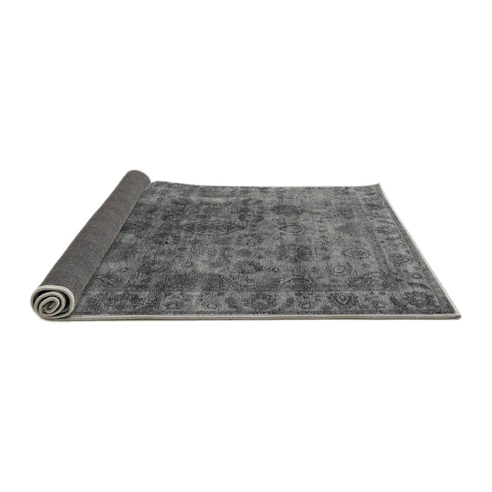 Sideview of Oriental Gray Industrial Rug, urb1962gry