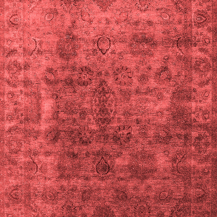 Machine Washable Oriental Red Industrial Rug, wshurb1962red