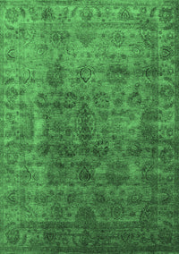 Oriental Emerald Green Industrial Rug, urb1962emgrn