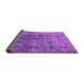 Sideview of Oriental Purple Industrial Rug, urb1962pur