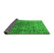 Sideview of Oriental Green Industrial Rug, urb1962grn