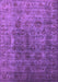 Machine Washable Oriental Purple Industrial Area Rugs, wshurb1962pur
