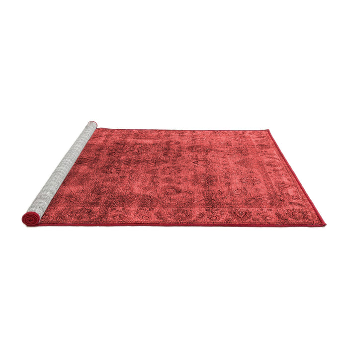 Industrial Red Washable Rugs