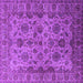 Square Oriental Purple Industrial Rug, urb1963pur