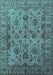 Oriental Turquoise Industrial Rug, urb1963turq