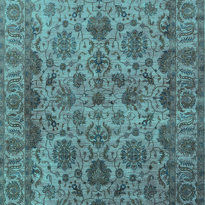 Oriental Turquoise Industrial Rug, urb1963turq