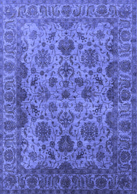 Oriental Blue Industrial Rug, urb1963blu