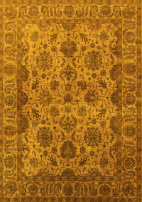 Oriental Yellow Industrial Rug, urb1963yw