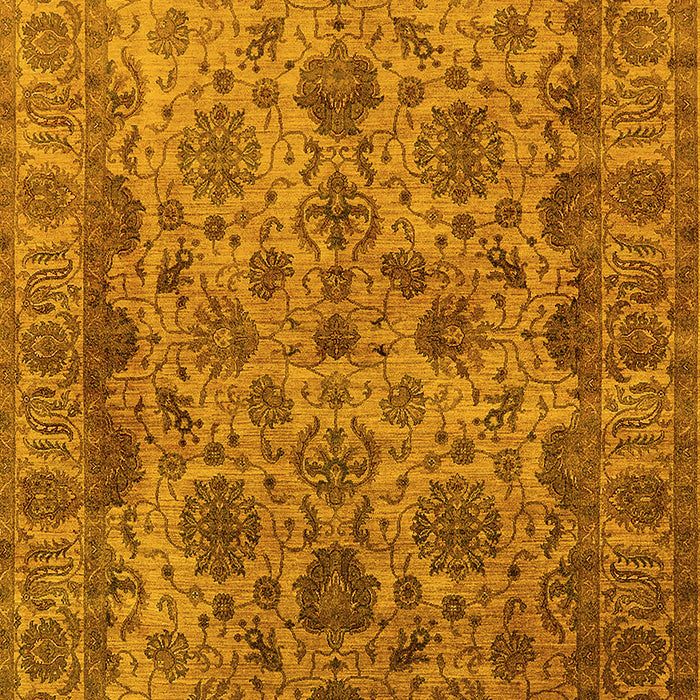 Oriental Yellow Industrial Rug, urb1963yw