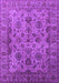 Machine Washable Oriental Purple Industrial Area Rugs, wshurb1963pur