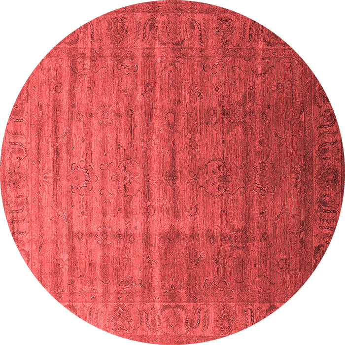 Machine Washable Oriental Red Industrial Rug, wshurb1964red