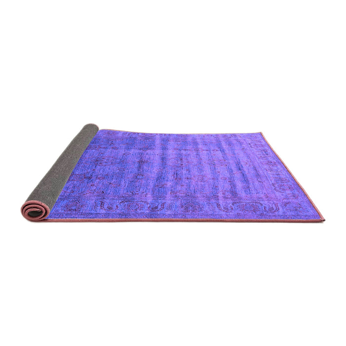 Sideview of Oriental Purple Industrial Rug, urb1964pur