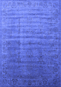 Oriental Blue Industrial Rug, urb1964blu