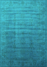 Oriental Turquoise Industrial Rug, urb1964turq