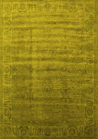 Oriental Yellow Industrial Rug, urb1964yw