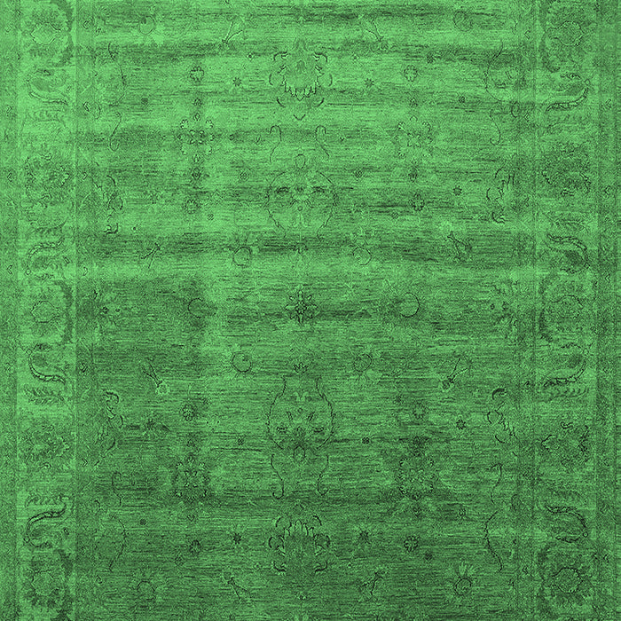 Oriental Emerald Green Industrial Rug, urb1964emgrn