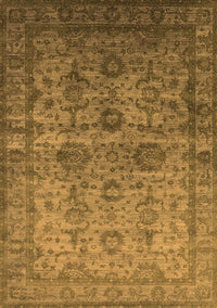 Oriental Orange Industrial Rug, urb1965org