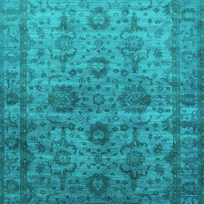 Oriental Turquoise Industrial Rug, urb1965turq