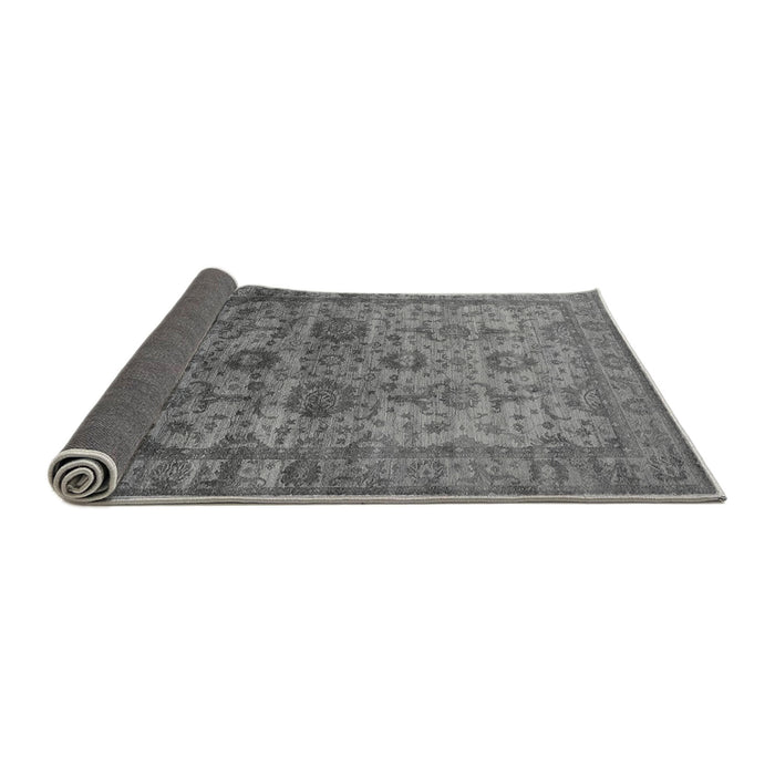 Sideview of Oriental Gray Industrial Rug, urb1965gry