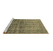 Sideview of Machine Washable Oriental Brown Industrial Rug, wshurb1965brn