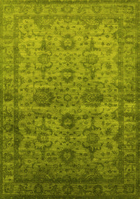 Oriental Yellow Industrial Rug, urb1965yw