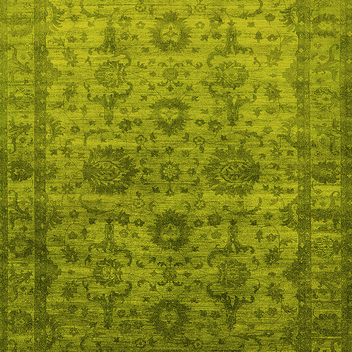 Oriental Yellow Industrial Rug, urb1965yw