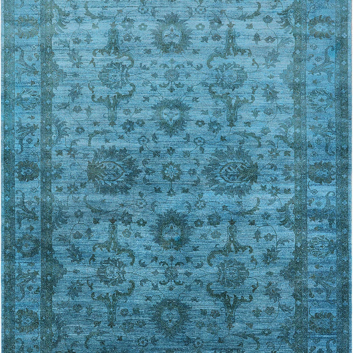 Mid-Century Modern Blue Oriental Rug, urb1965