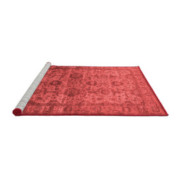 Industrial Red Washable Rugs