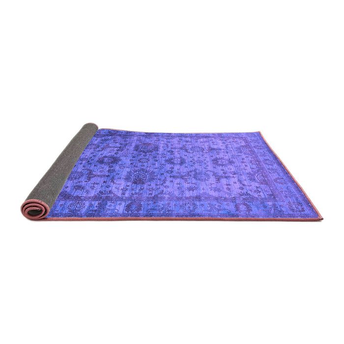 Sideview of Oriental Purple Industrial Rug, urb1965pur