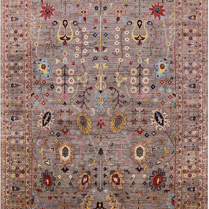 Machine Washable Industrial Modern Chestnut Brown Rug, wshurb1966