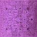 Square Oriental Purple Industrial Rug, urb1966pur