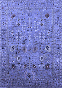 Oriental Blue Industrial Rug, urb1966blu