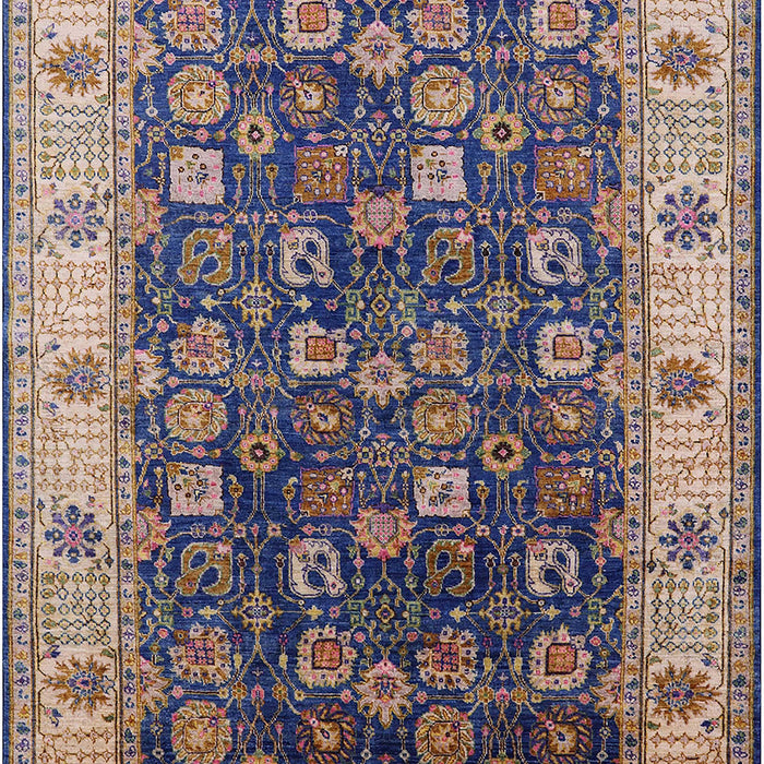 Mid-Century Modern Plum Purple Oriental Rug, urb1967