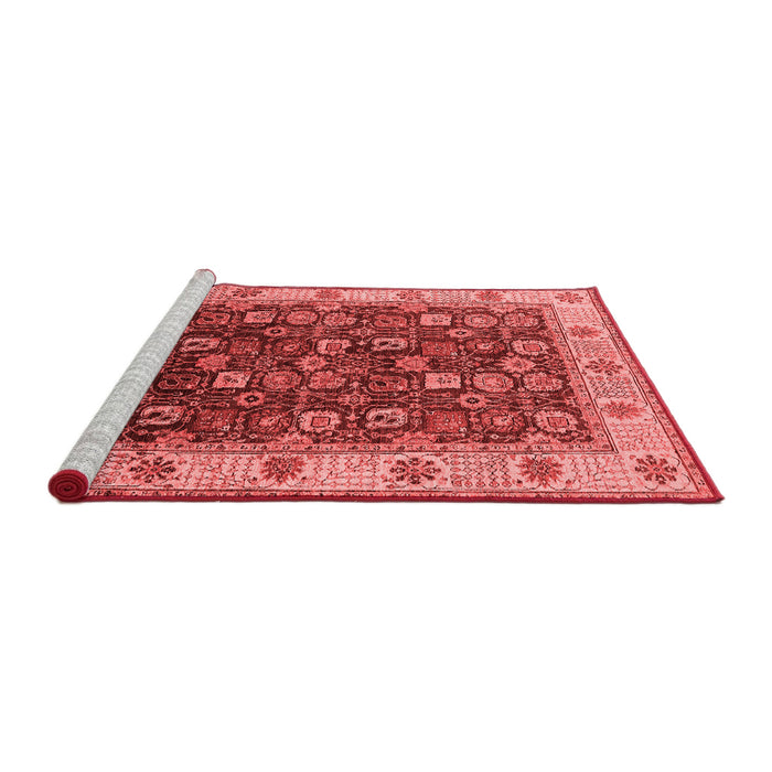 Industrial Red Washable Rugs
