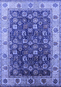 Oriental Blue Industrial Rug, urb1967blu