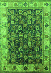 Oriental Green Industrial Rug, urb1967grn