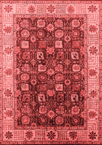 Oriental Red Industrial Rug, urb1967red