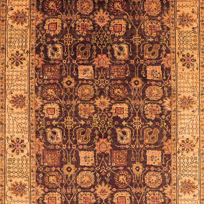 Oriental Orange Industrial Rug, urb1967org